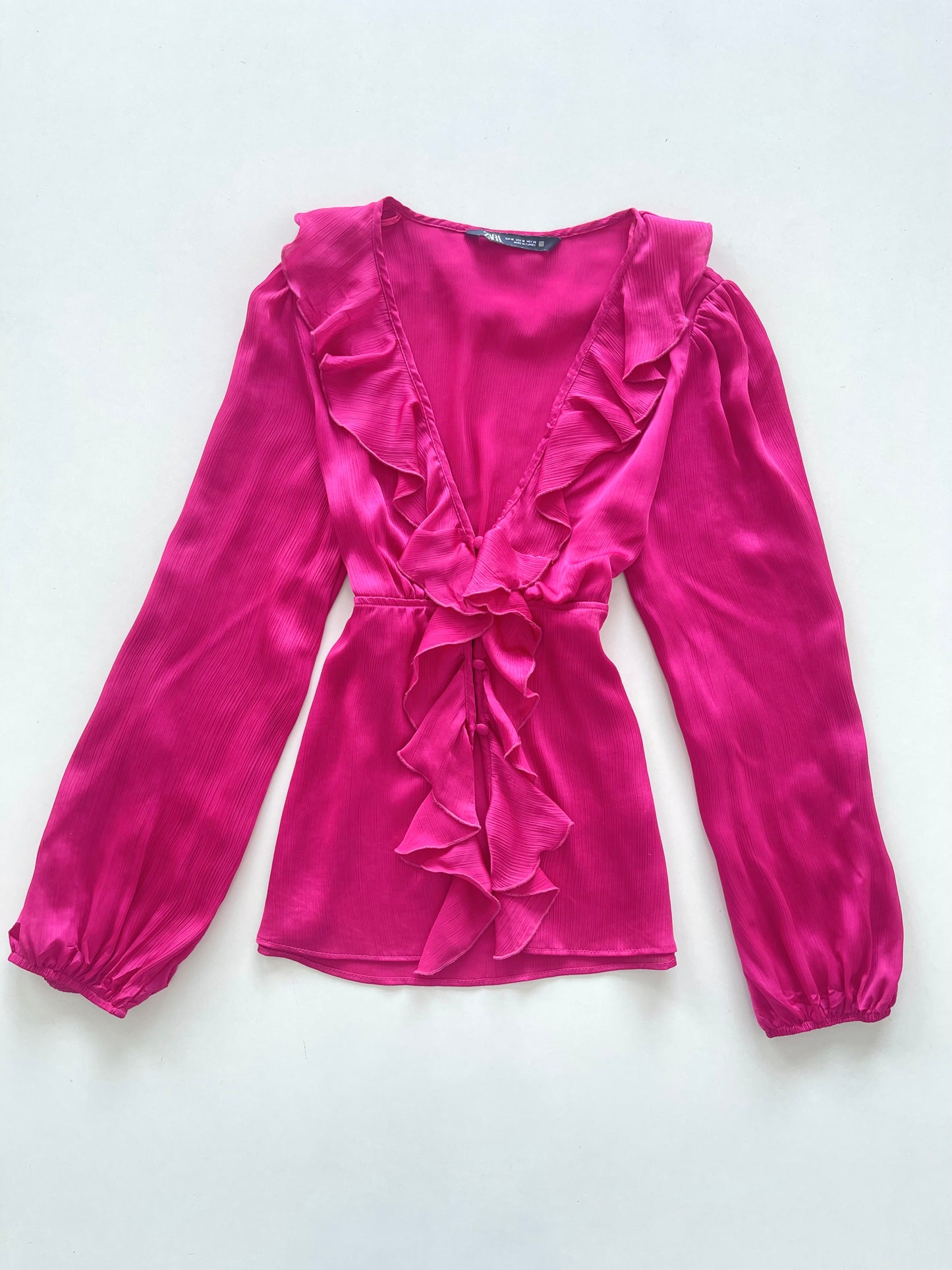 Zara Ruffle Top-Bust 36