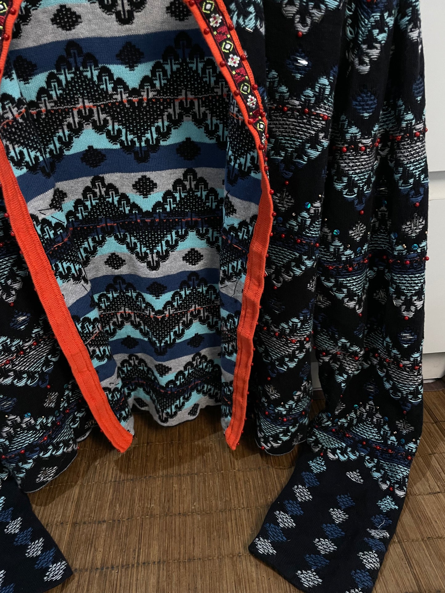 Embroidered Vintage Hand-Embroidered Shrug-Bust 38