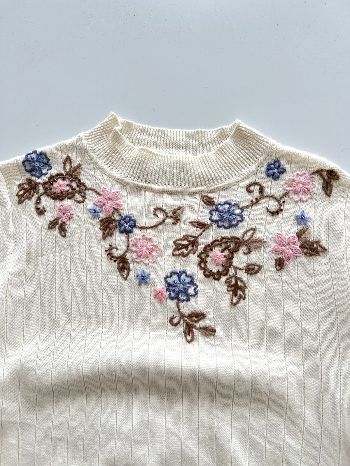 Alfred Dunner Embroidered Sweater-Bust 42