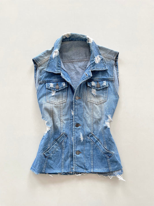 Denim Vest-Chest 40