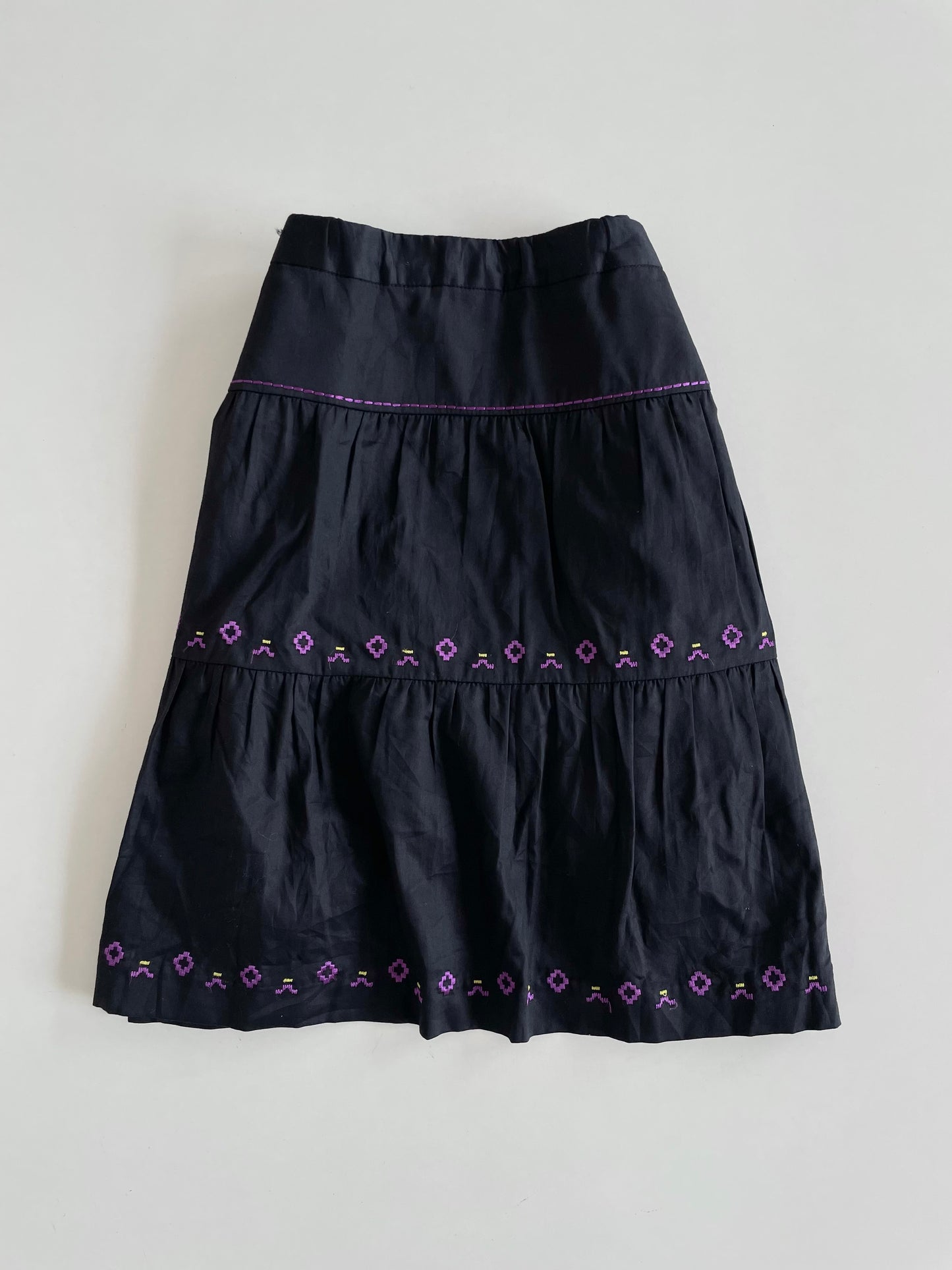 Zucca Embroidered Skirt-Waist 30