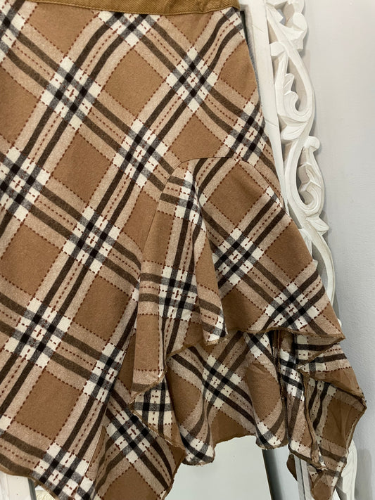 Mango Vintage Tweed Skirt-Waist 26