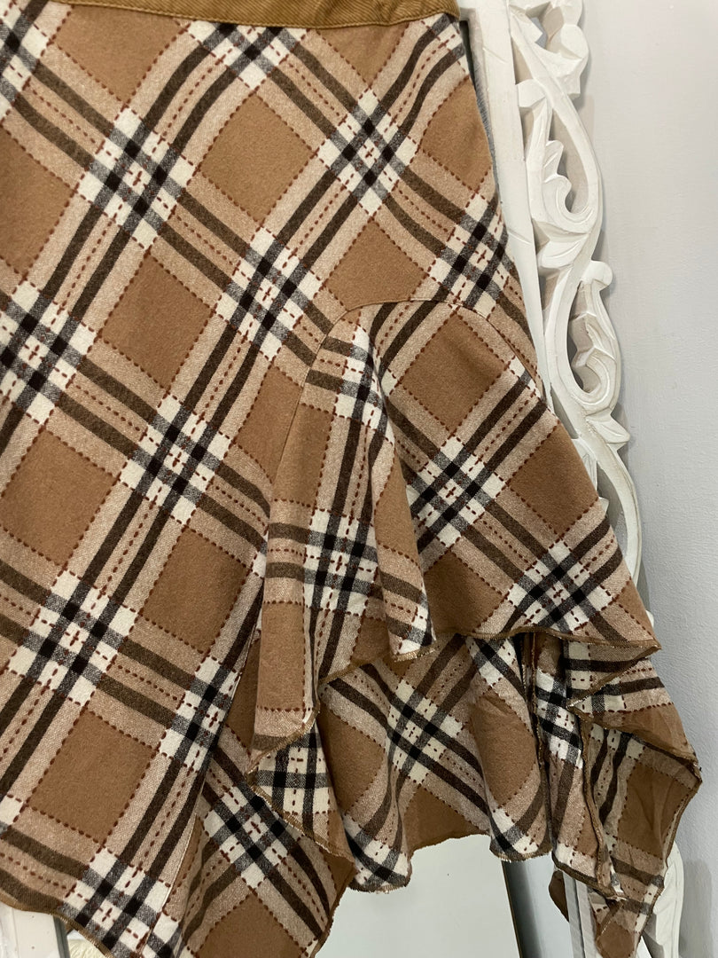 Mango Vintage Tweed Skirt-Waist 26