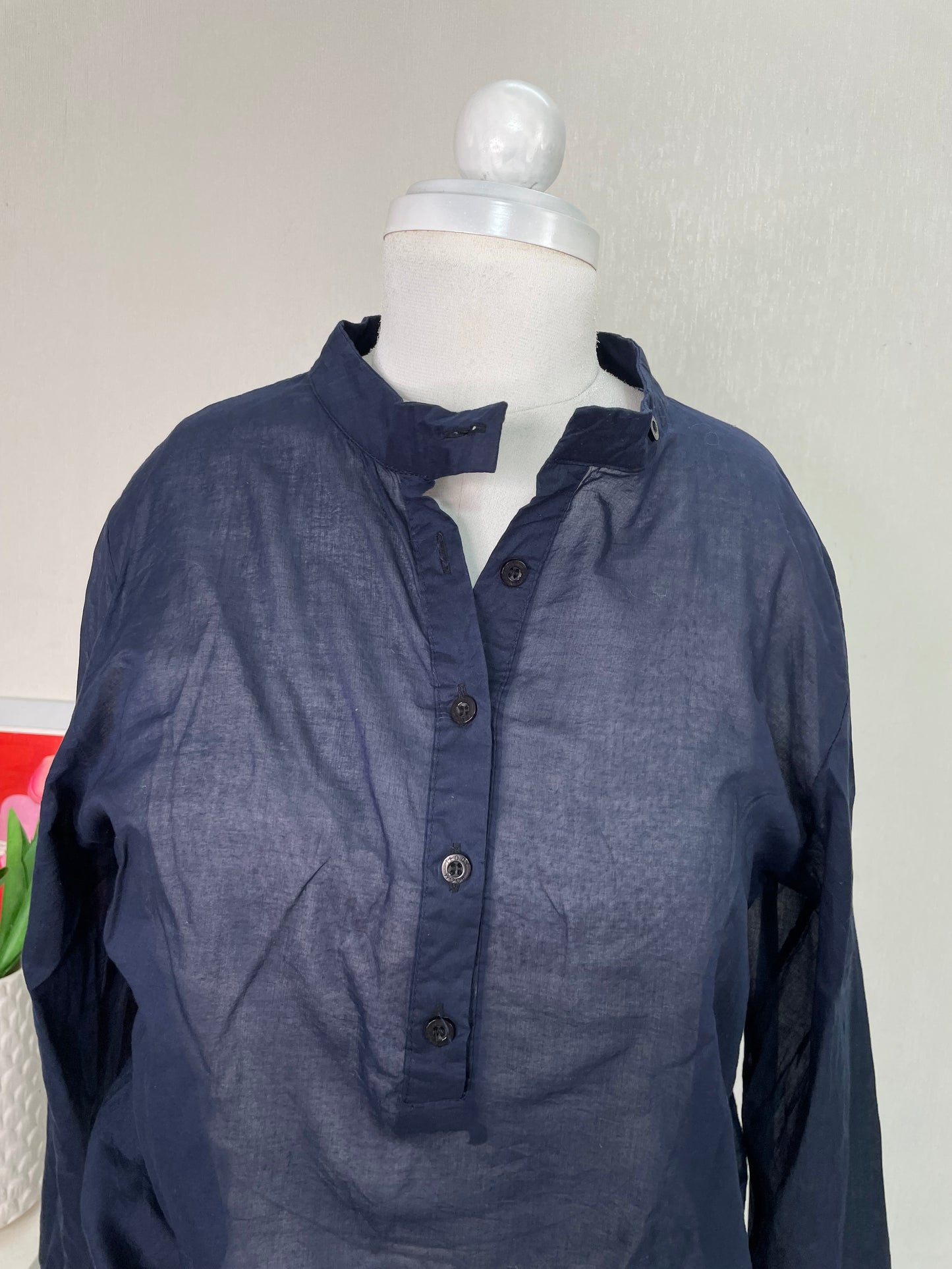 Cotton Sheer Shirt-Chest 38