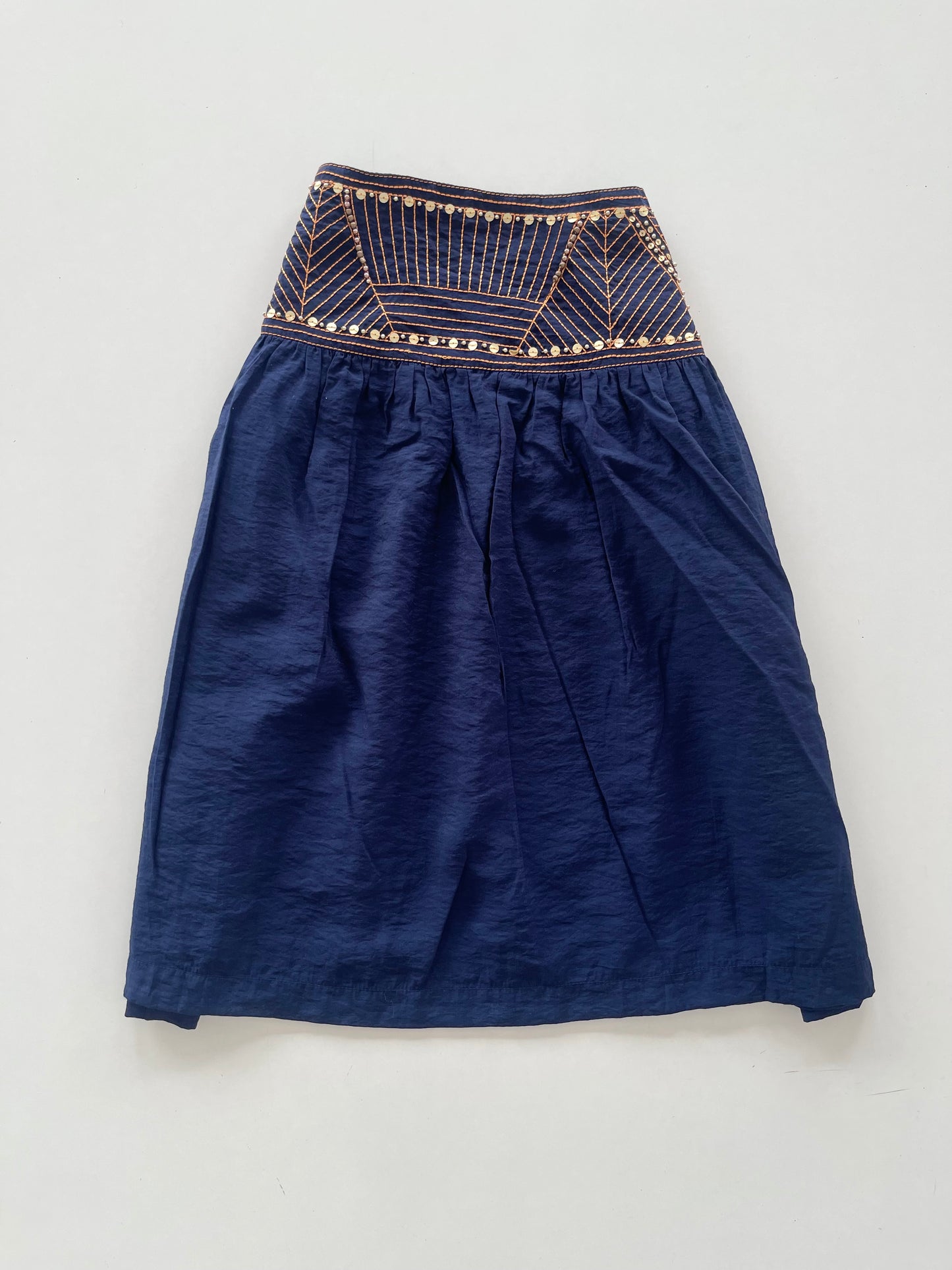 Embroidered Vintage Skirt-Waist 32