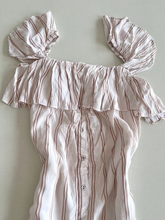 Bp Striped Dress-Bust 34 to 36