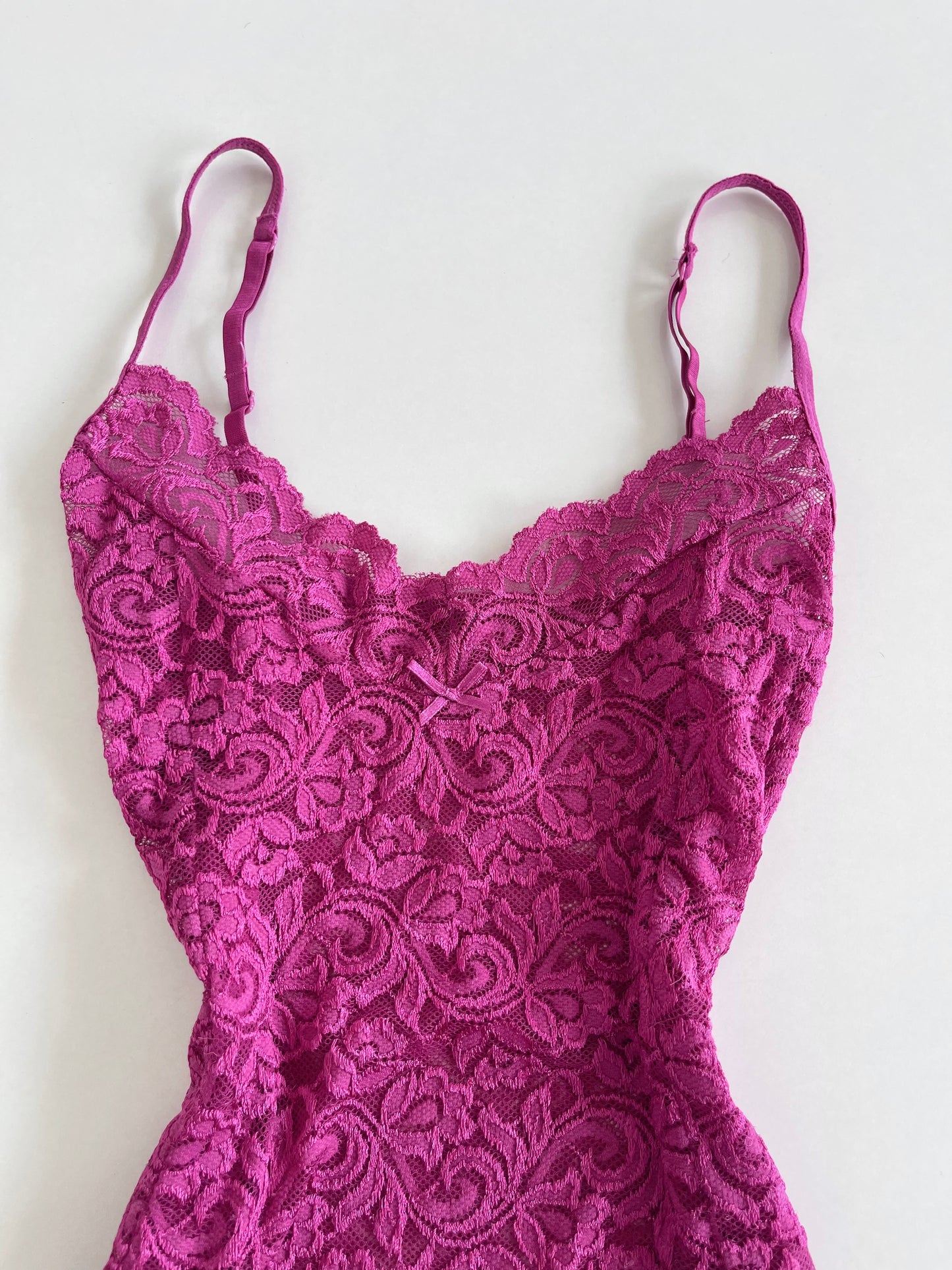 Lacy Sheer Top-Bust 32
