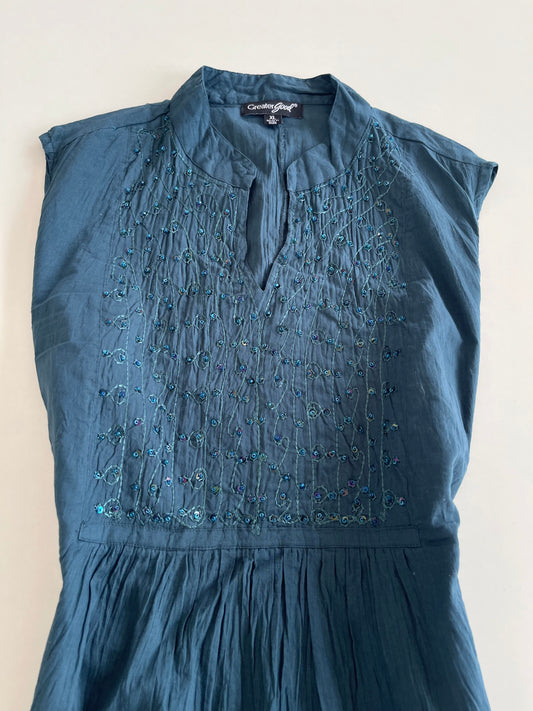 Greater Good 100% Cotton Embroidered Top-Bust  50