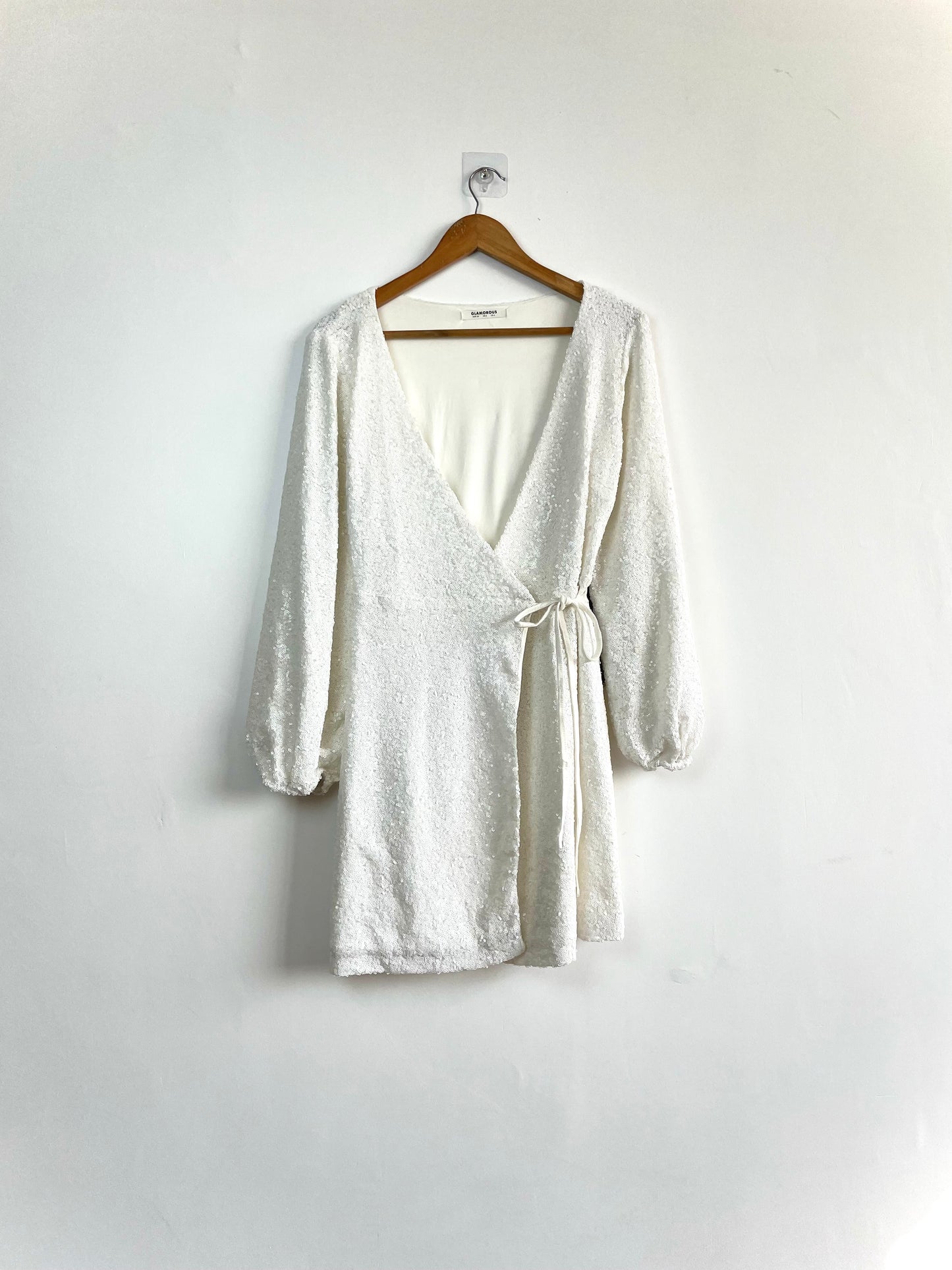 Sequin Wrap Dress-Bust 36 to 38