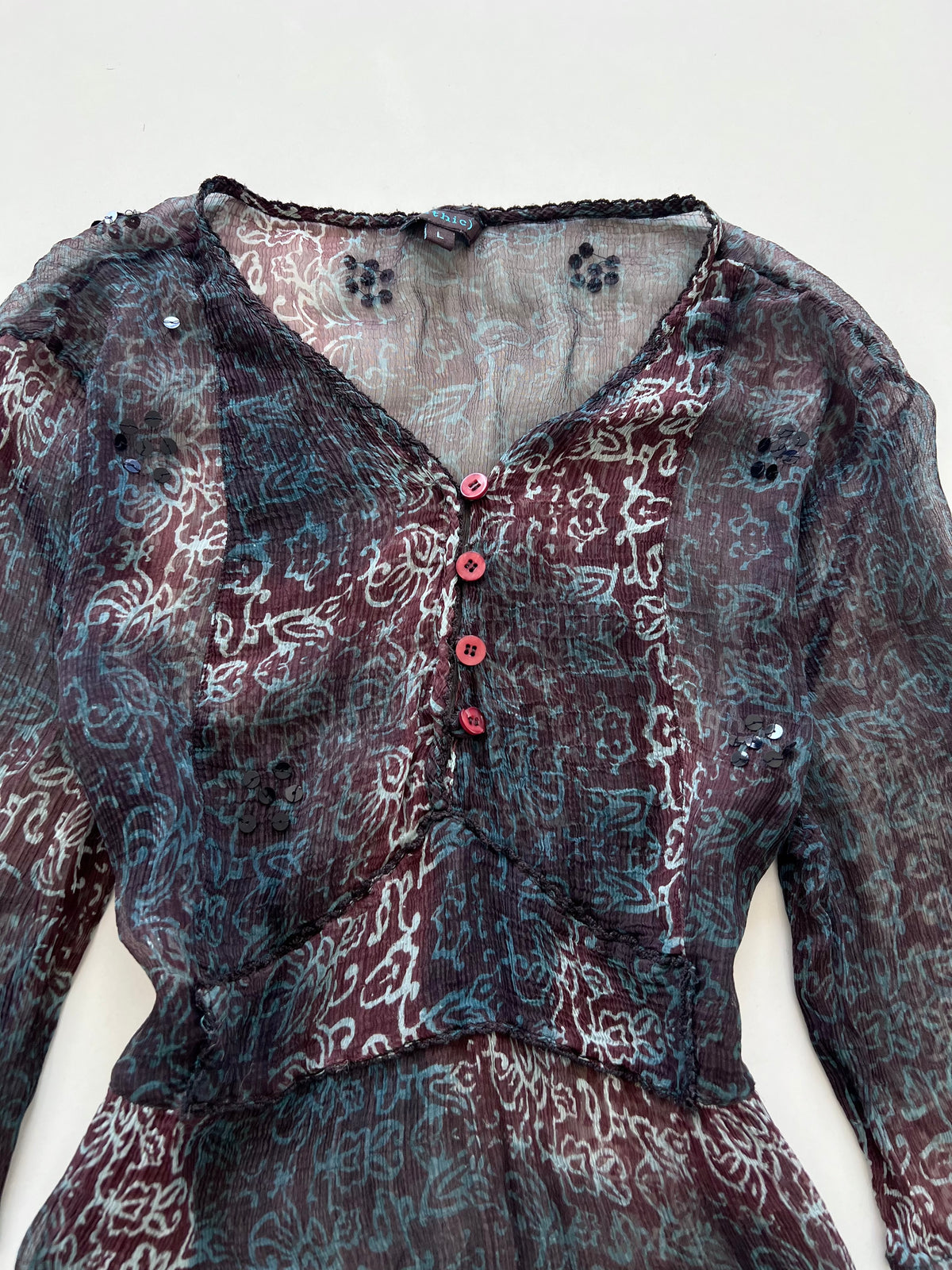 Ethic Sheer Top-Bust 38