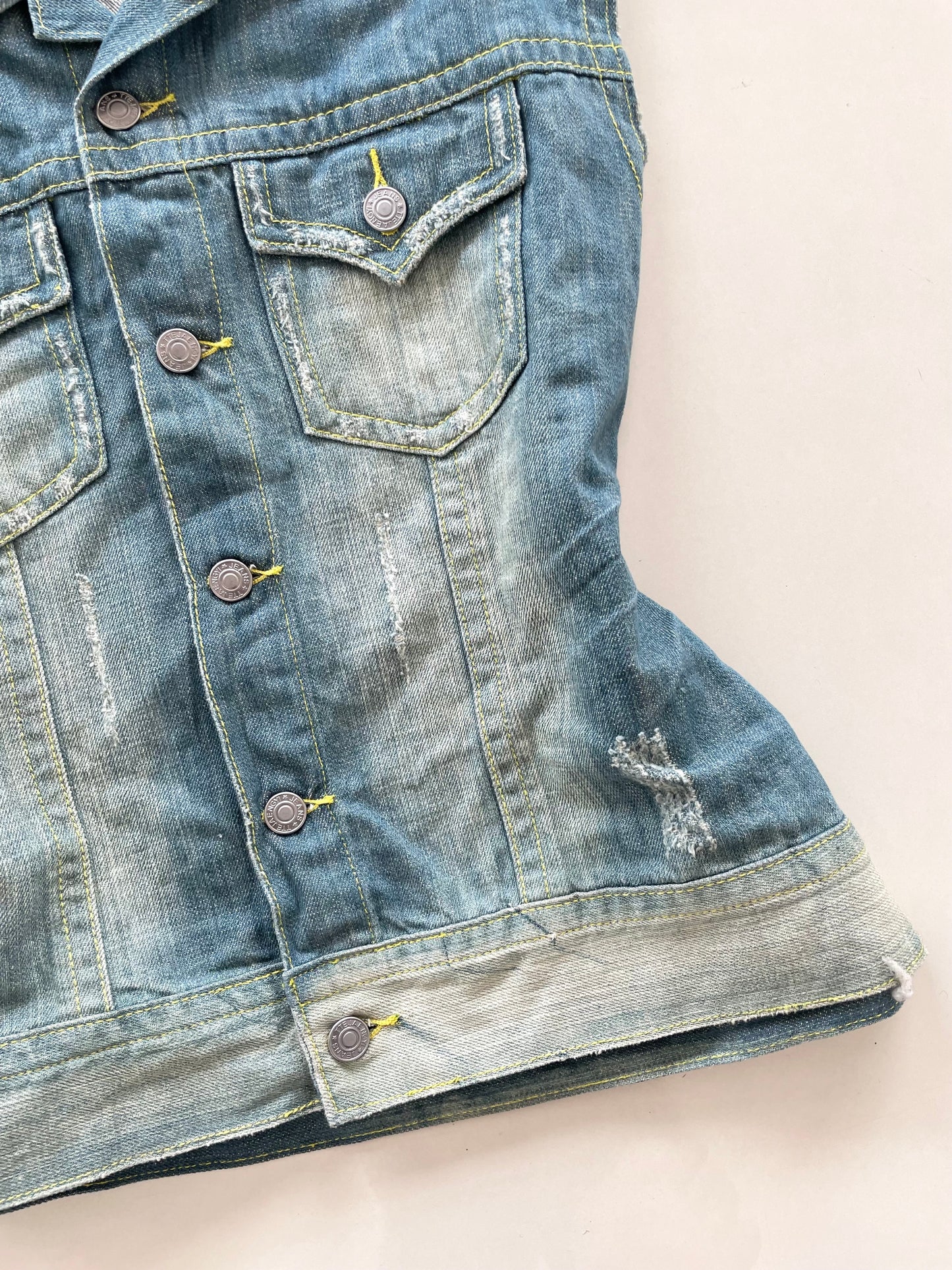 Denim Vest-Chest 40