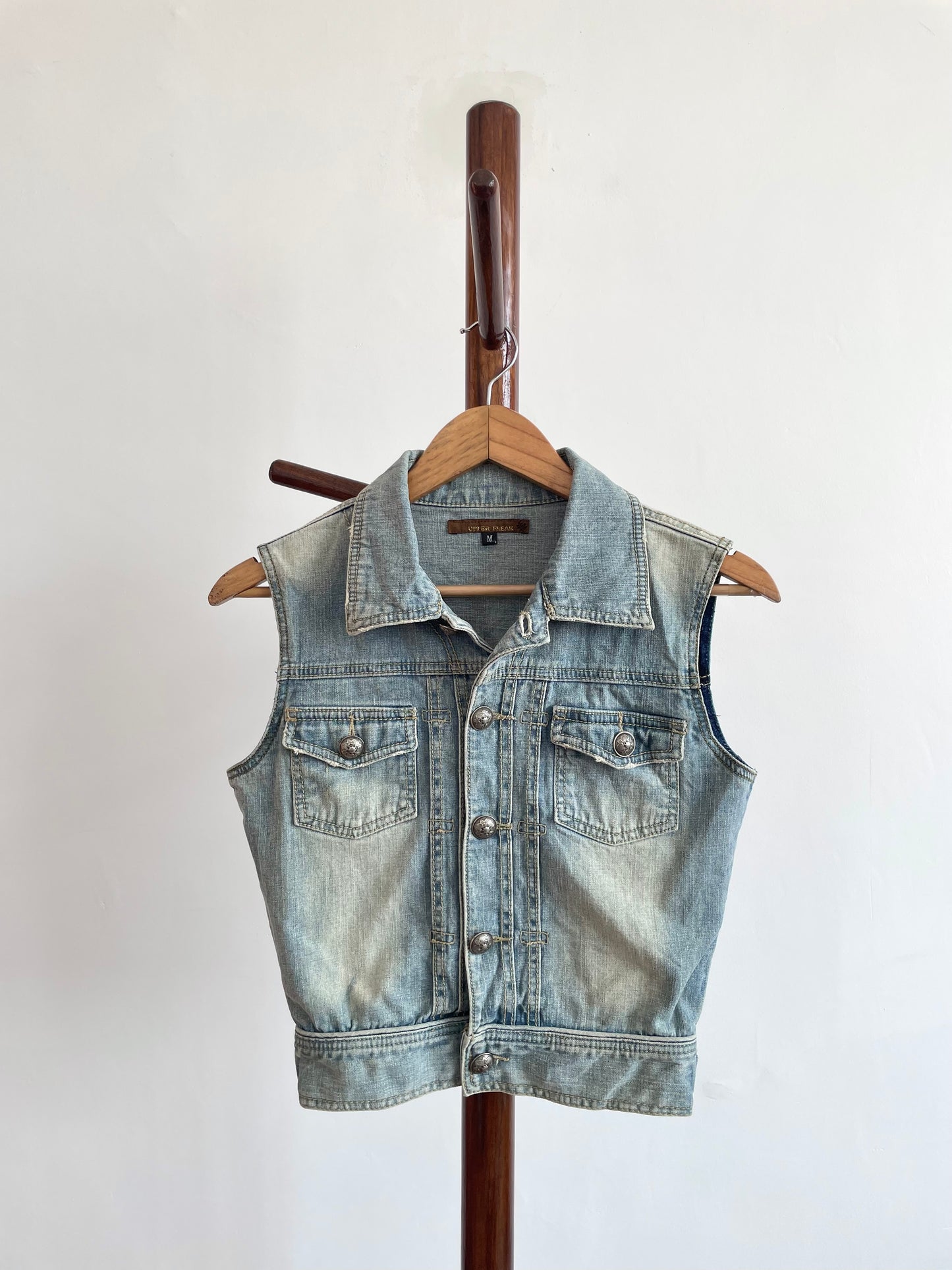 Denim Vest-Chest 34