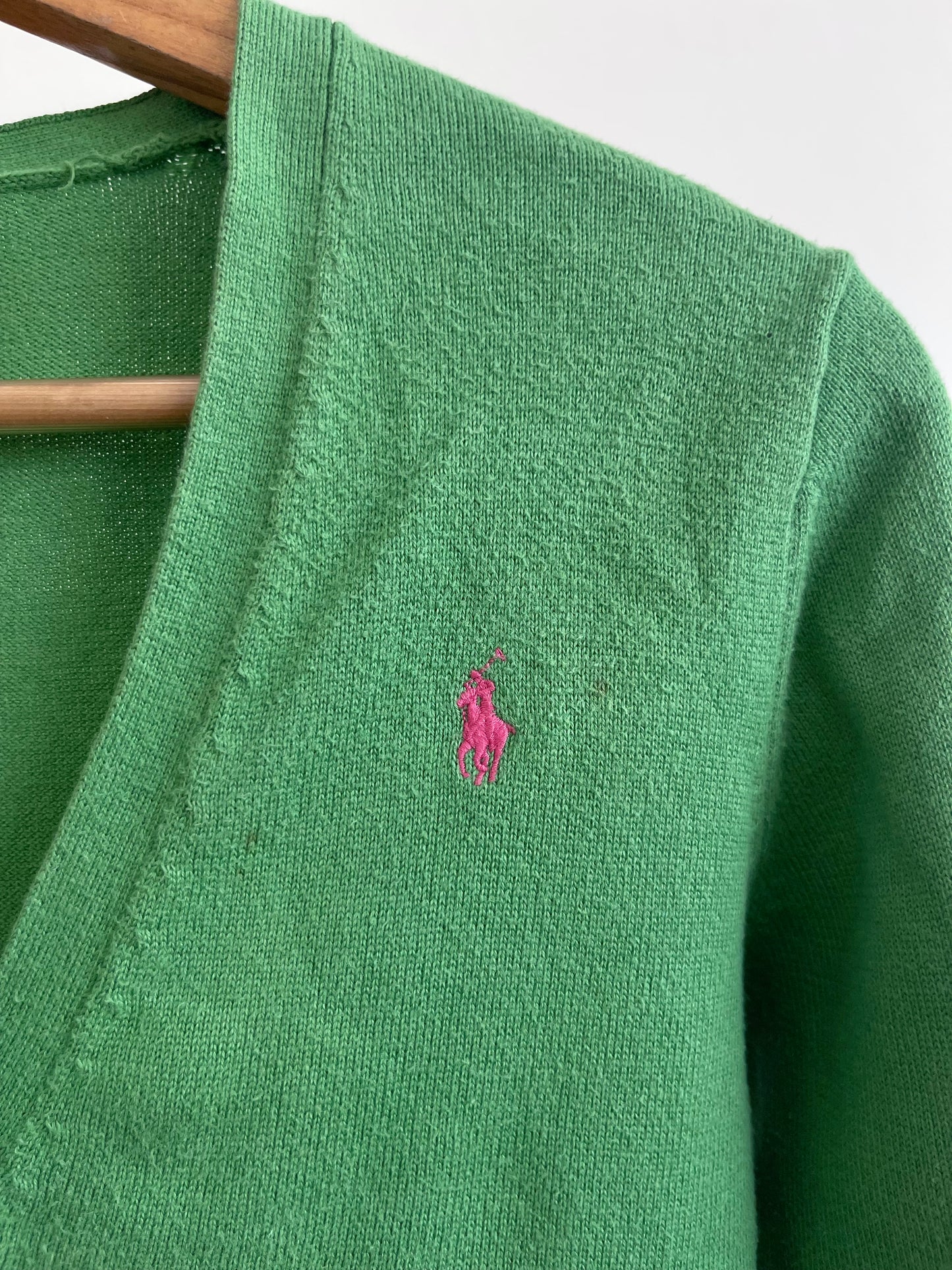 Ralph Lauren 100% Pima Cotton Vintage Cardigan-Bust 34