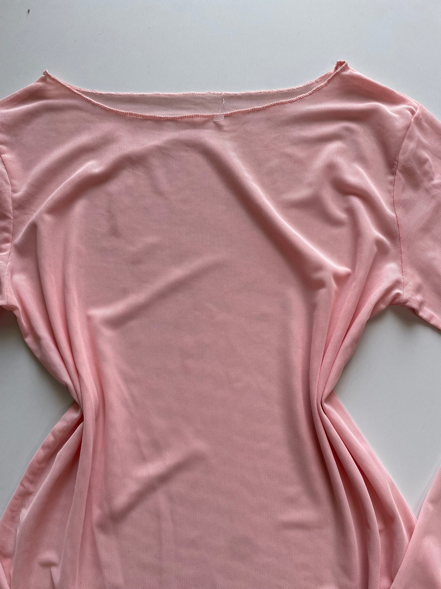 Bubblegum Sheer Top-Bust 34 to 38