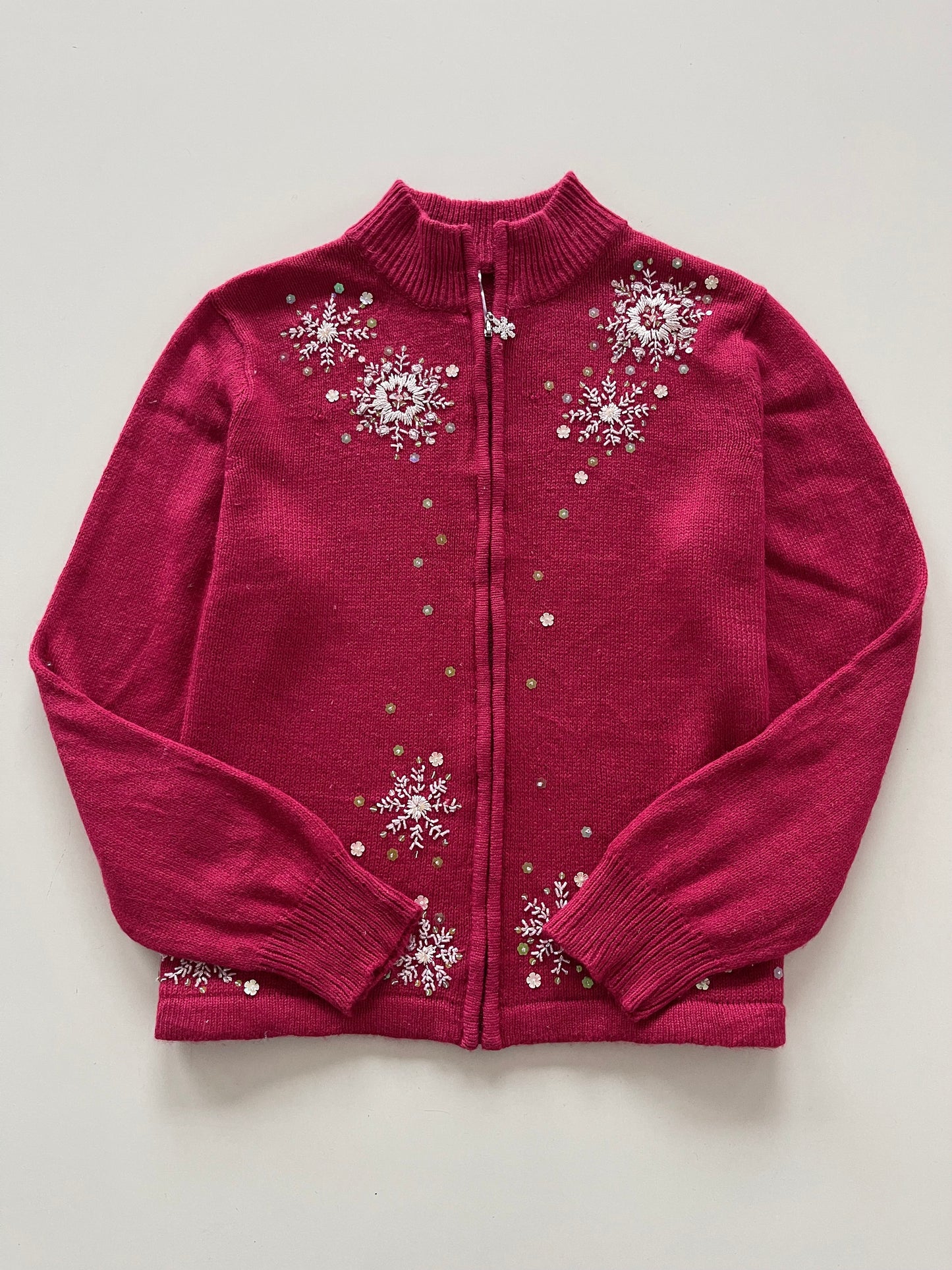 Embroidered Vintage Zipper-Bust 44