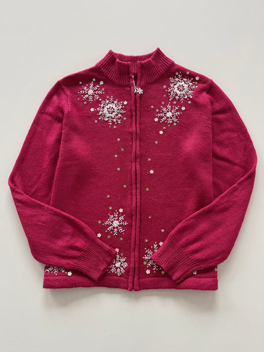 Embroidered Vintage Zipper-Bust 44