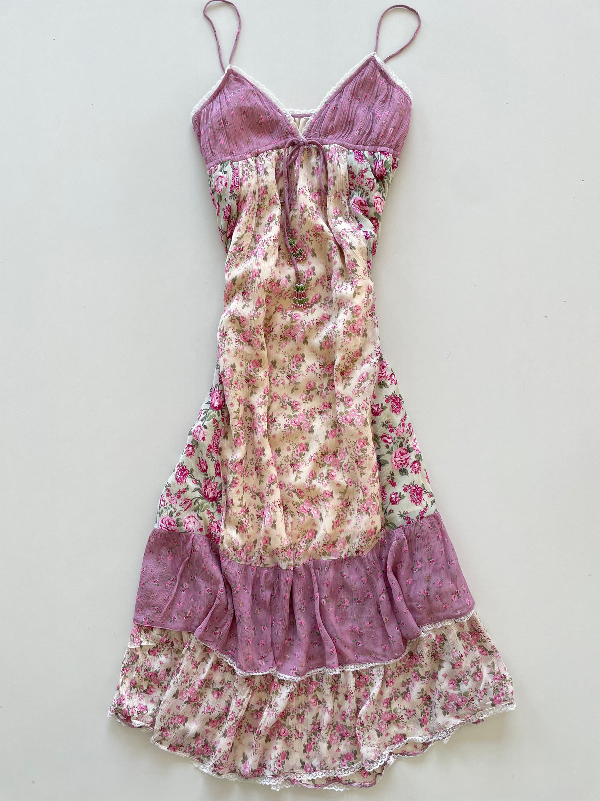 Floral Vintage Dress-Bust 34 to 36