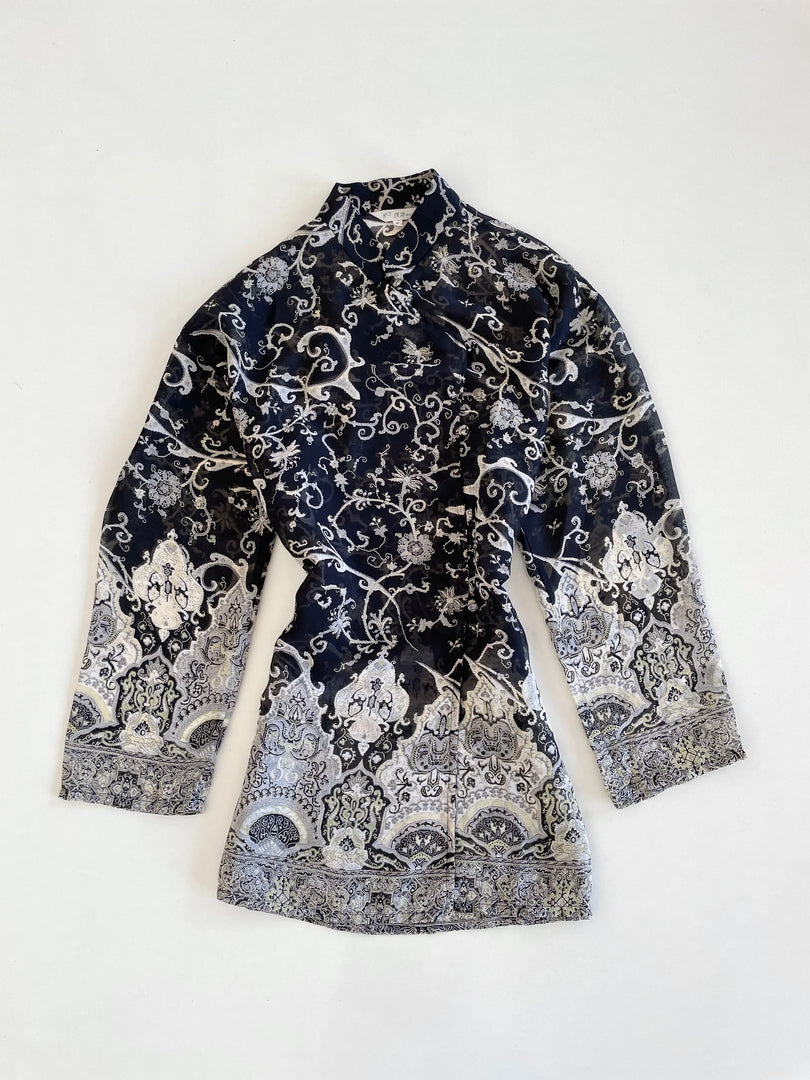 Vintage Sheer Top-Bust 44