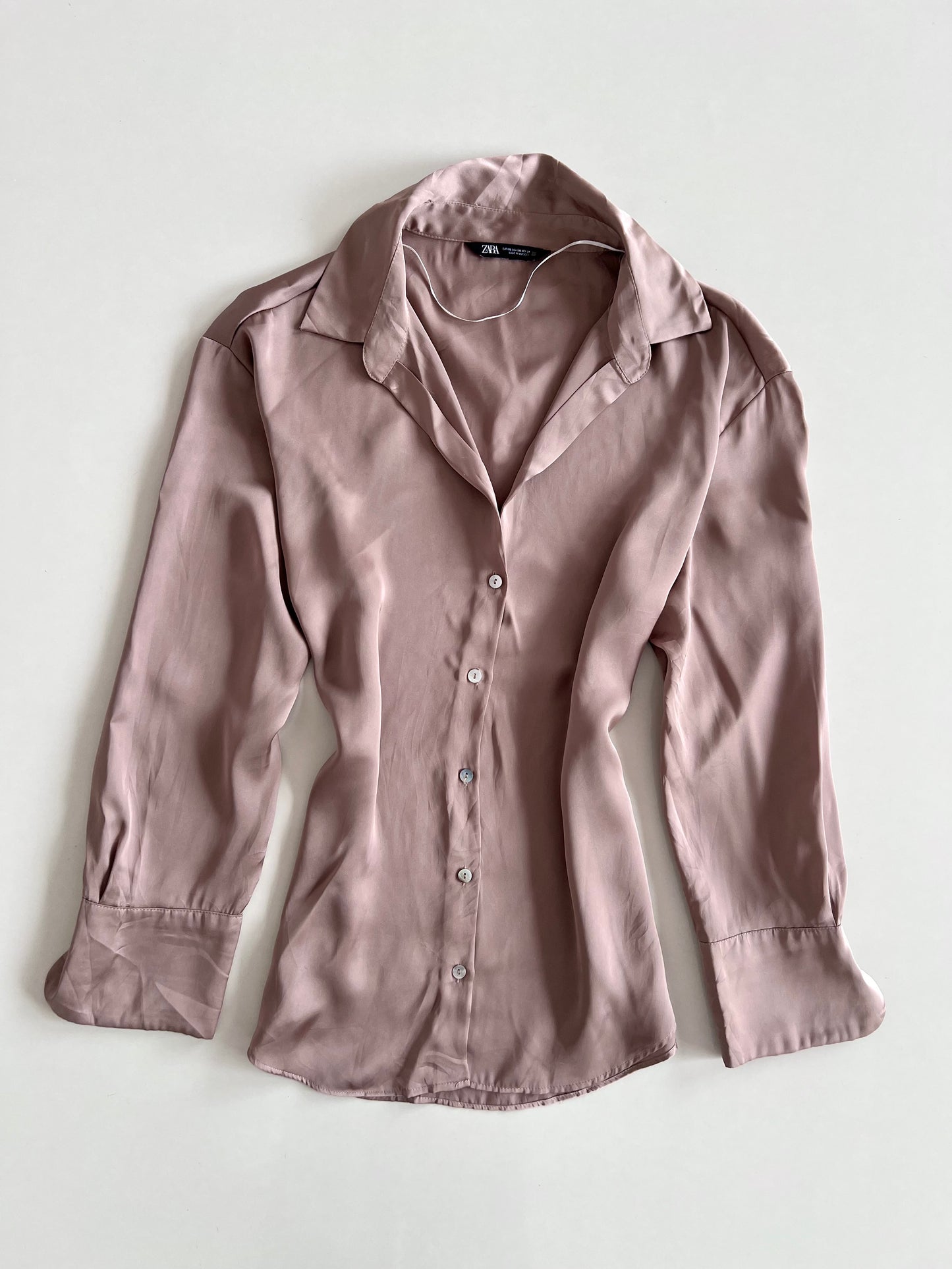 Zara Satin Shirt-Bust 48