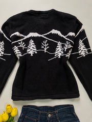 Christopher & Banks Hand Embroidered Christmas Sweater - Bust 40