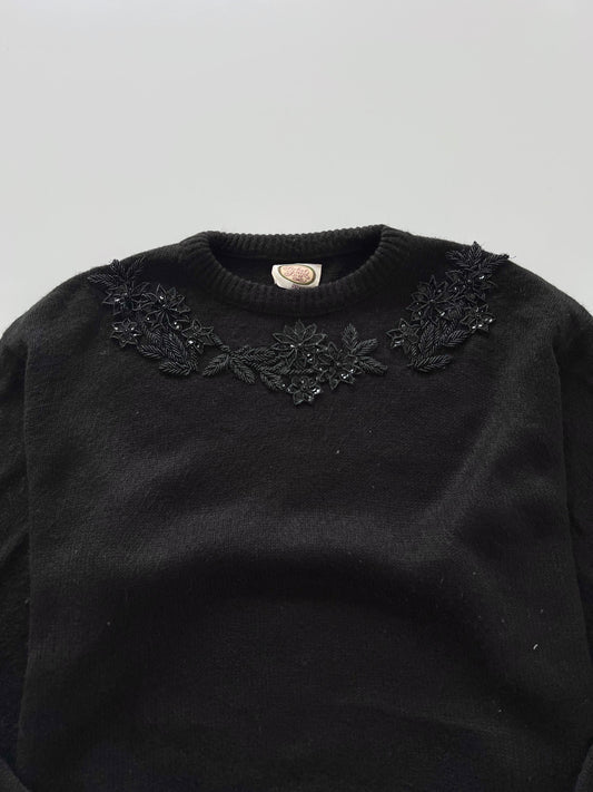 Picket and Post Hand Embroidered Sweater-Bust 46