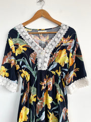 Lace Cotton Dress-Bust 36