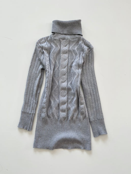 Cable Knit Solid Sweater-Bust 32