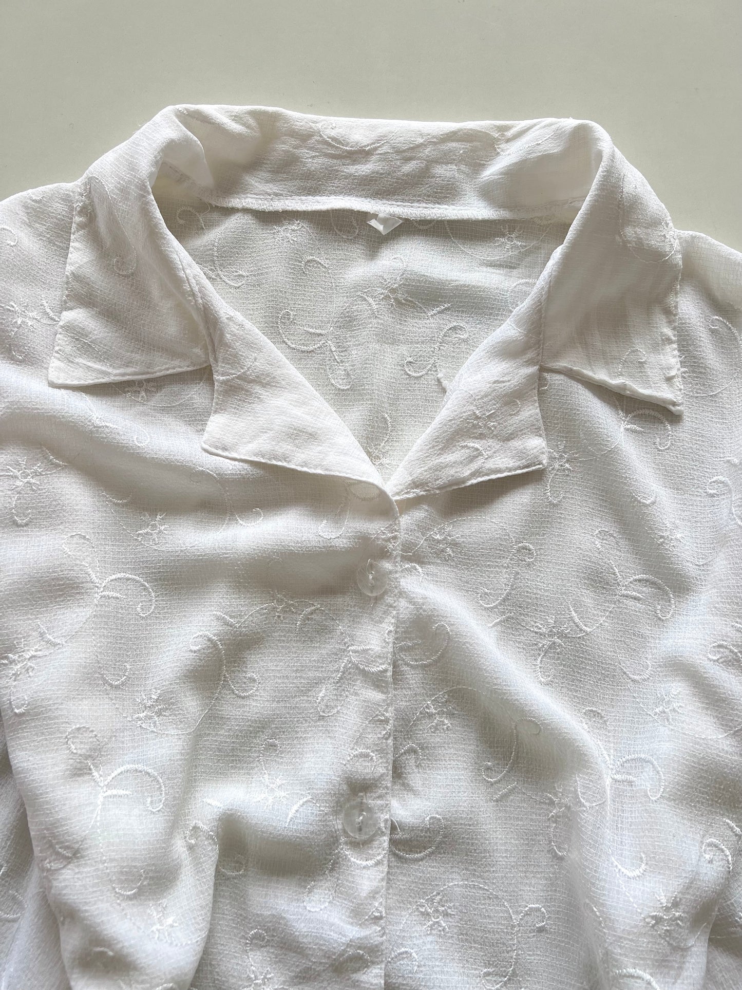 Paisley Embroidered Shirt-Bust 52