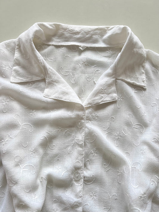 Paisley Embroidered Shirt-Bust 52