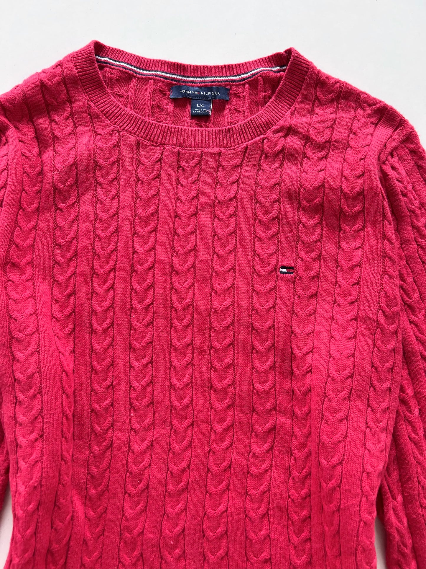 Tommy Hilfiger 100% Cotton Vintage Sweater-Bust  36