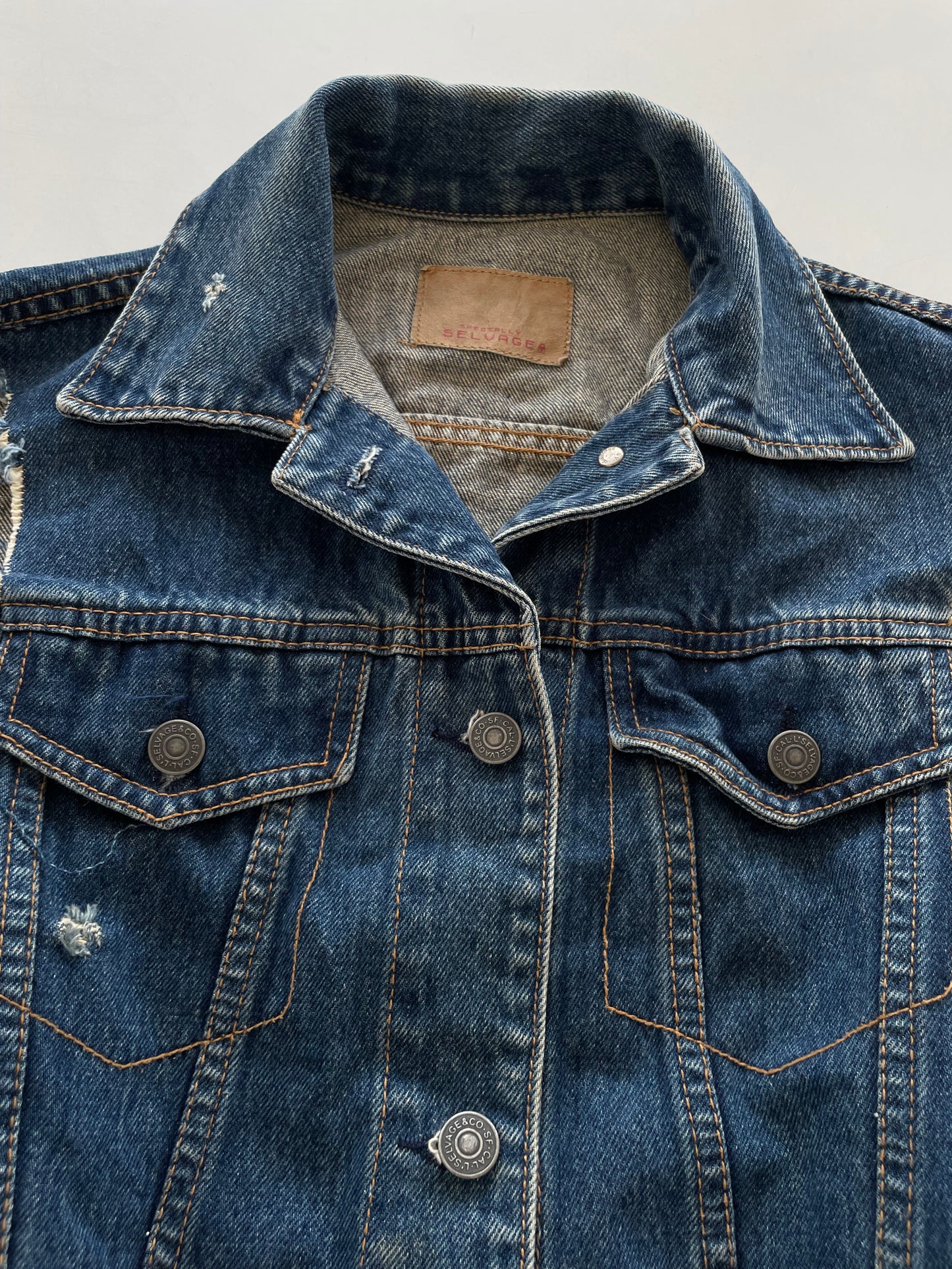 Selvage Denim Jacket-Bust 36