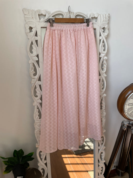 Bubblegum Pink Prairie Skirt-Waist 26 to 30