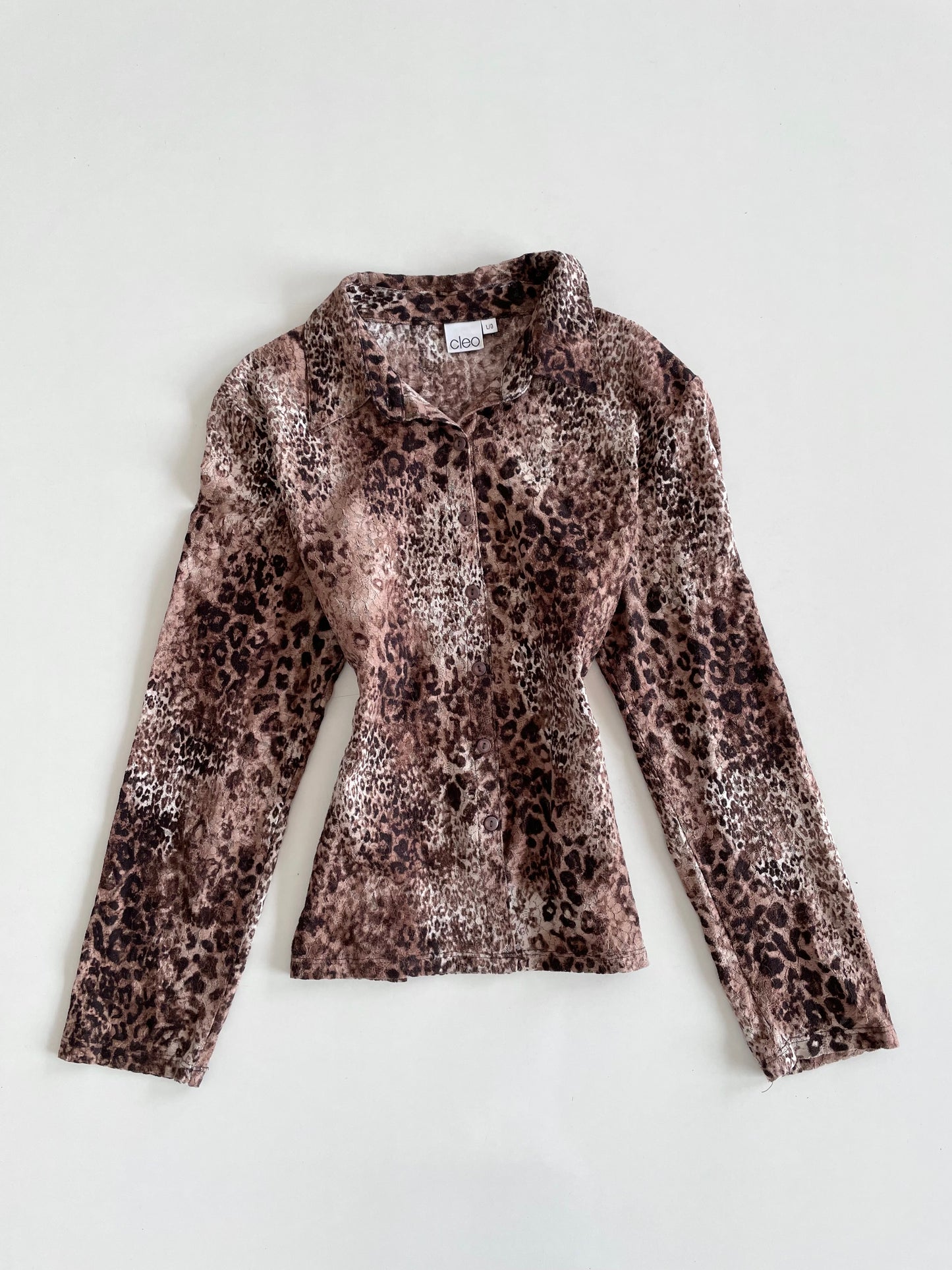 Cleo Animal Print Shirt-Bust 42