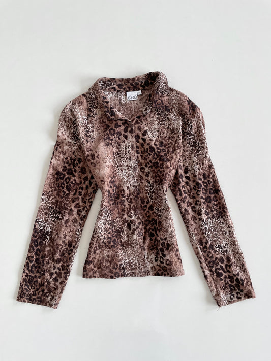 Cleo Animal Print Shirt-Bust 42