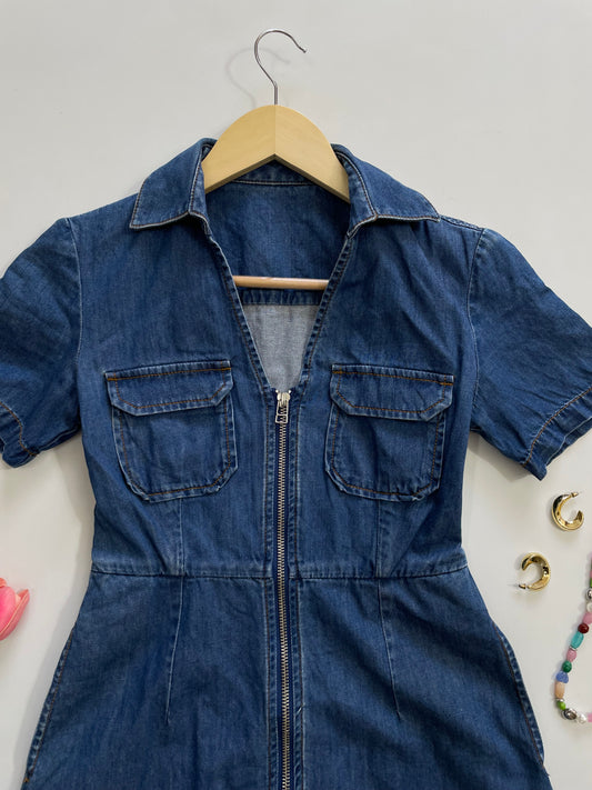 Denim Dress-Bust 30
