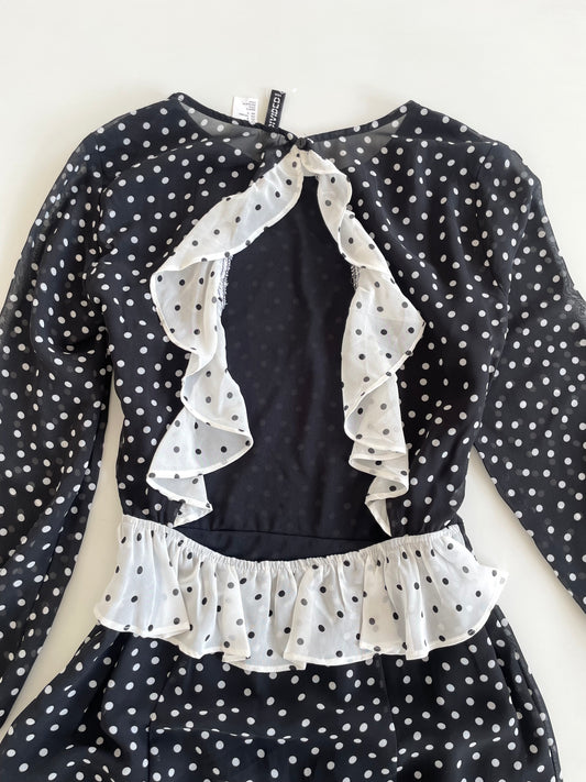 H&M Polka Dot Ruffle Dress-Bust 34