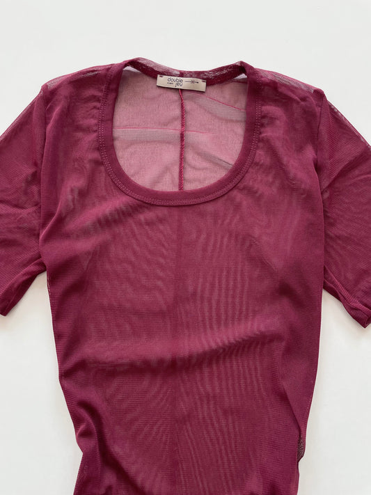 Double Jeu Sheer Top-Bust 32 to 34