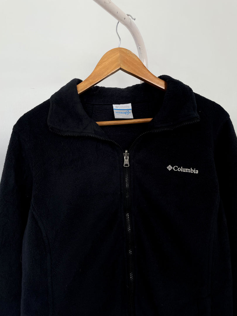 Columbia Dark Grey Fleece Jacket-Bust
