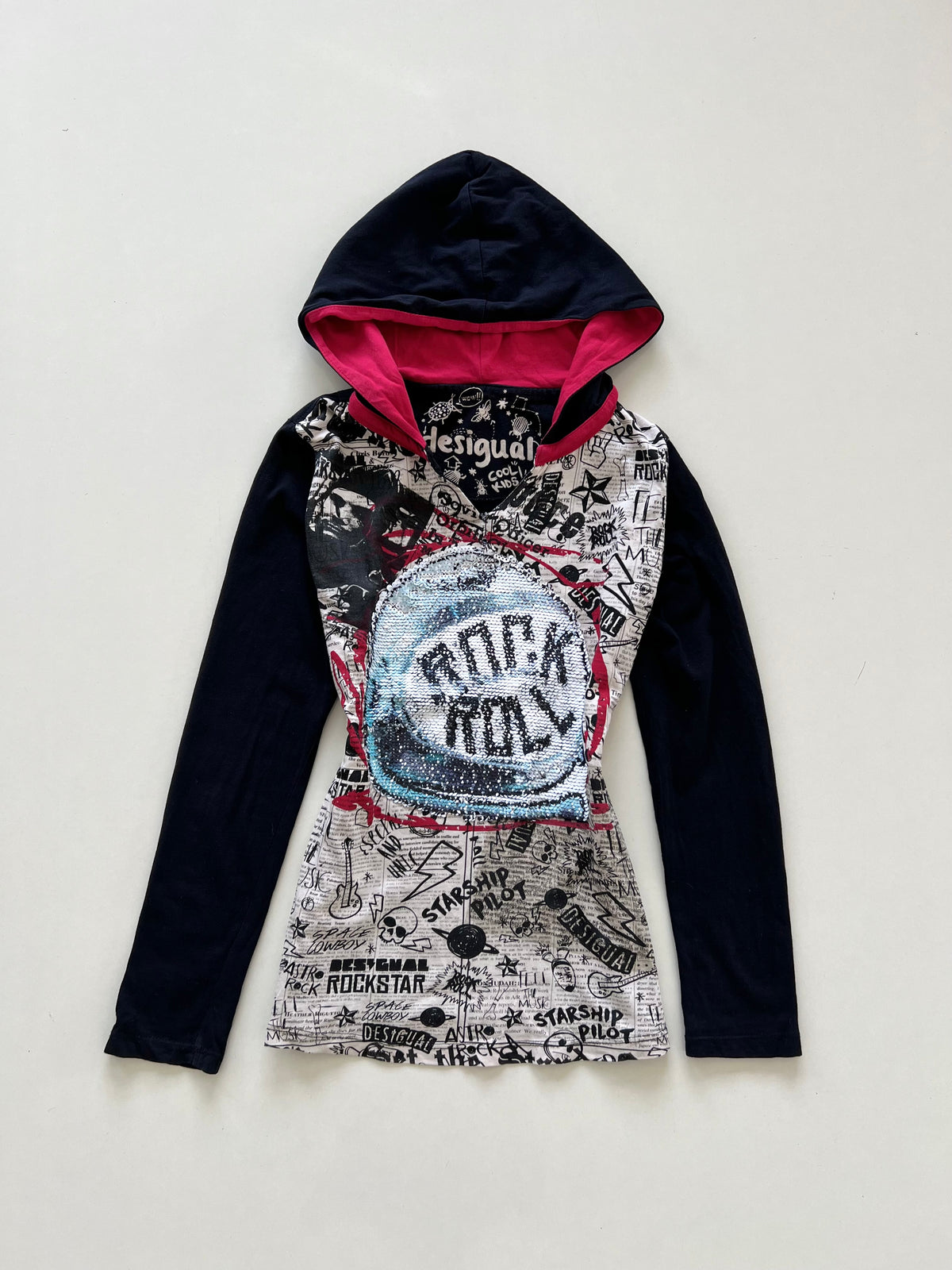Desigual Hooded Top-Bust 34