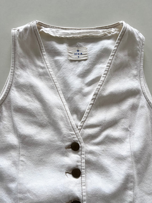 Denim Waistcoat-Bust 34