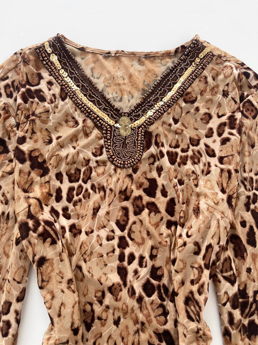 Vintage Embroidered Top-Bust 46 to 48