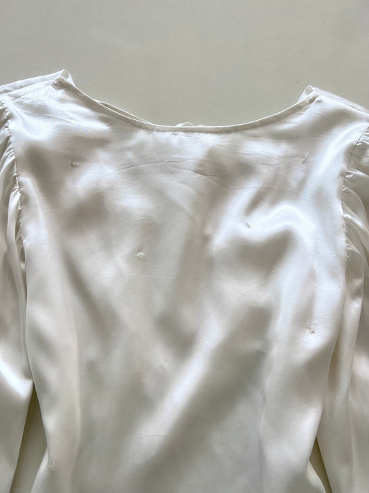 Pearl Satin Top-Bust 38