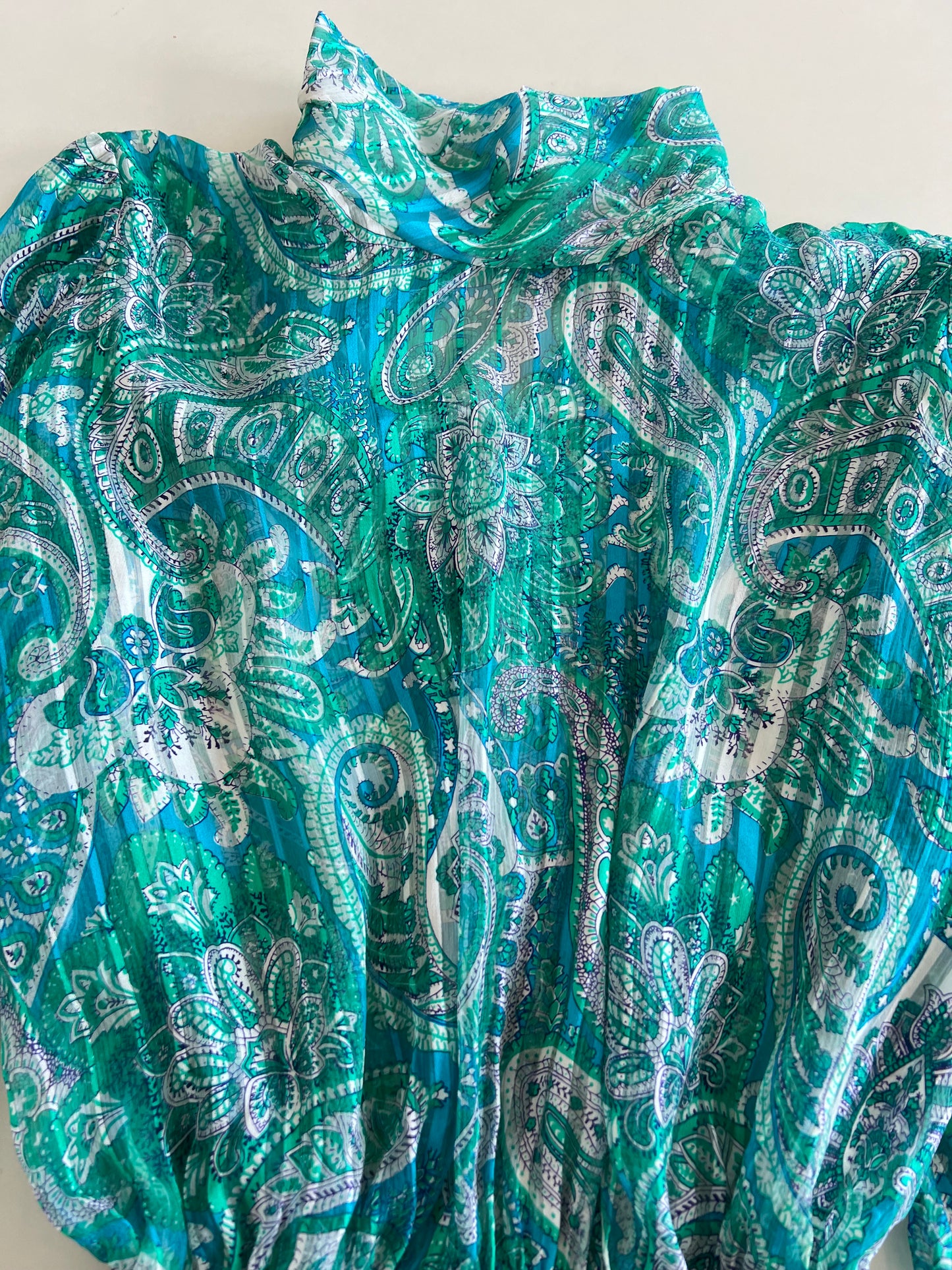 Sheer Paisley Top-Bust 42