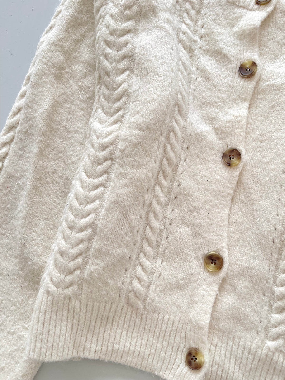 Solid Sweater Cardigan-Bust 40