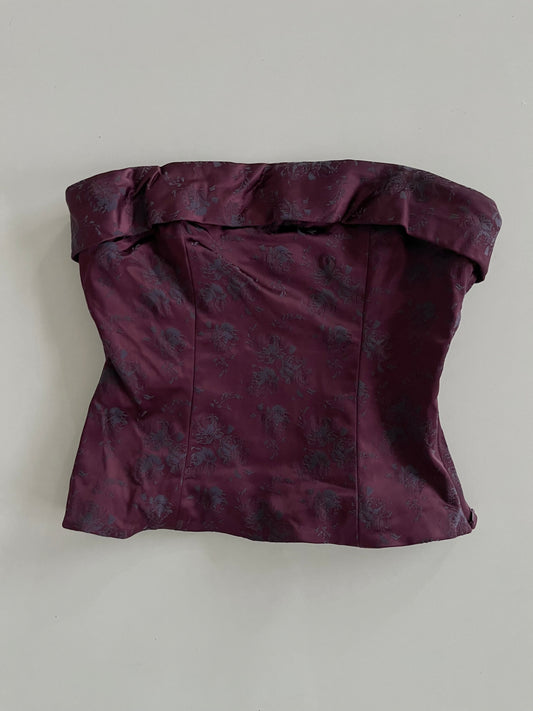 Jacquard Corset Top-Bust 32