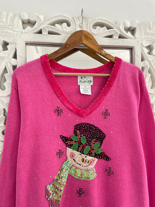 The Quacker Factory Embroidered Sweater-Bust 48