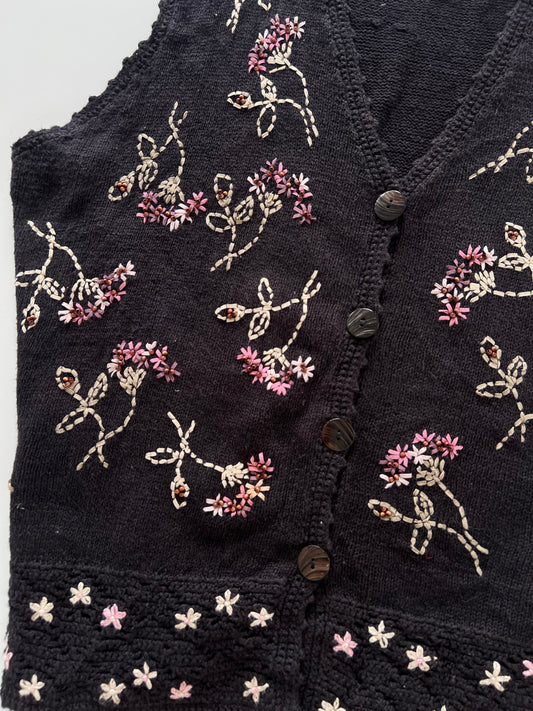 Sigrid Sport Olsen Embroidered Sweater-Bust 60