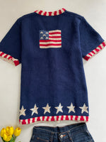 Load image into Gallery viewer, The Quacker Factory Vintage Embroidered Sweater Vest-Bust 42
