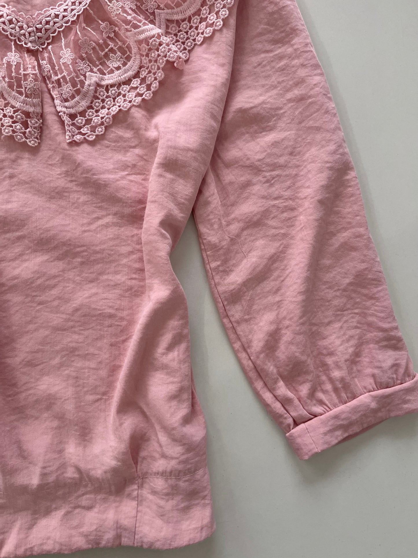 Blush Lace Top-Bust 40
