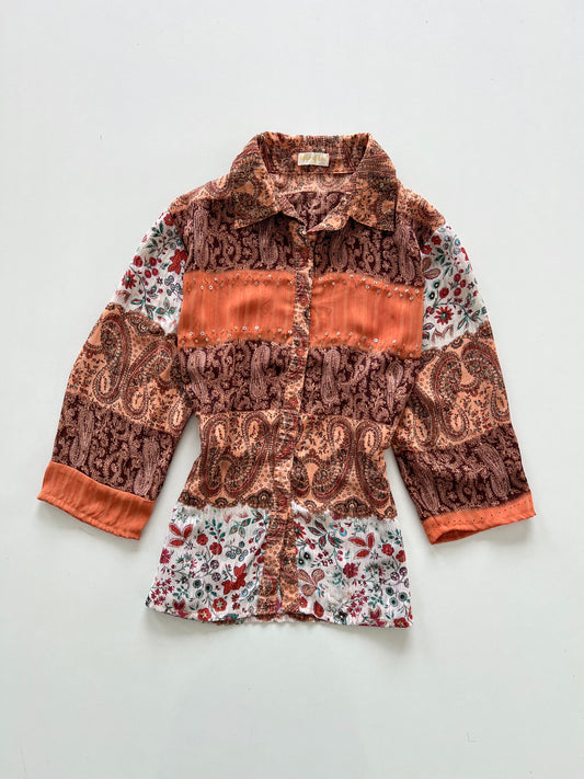 Max & Liu Vintage Sheer Shirt-Bust 40